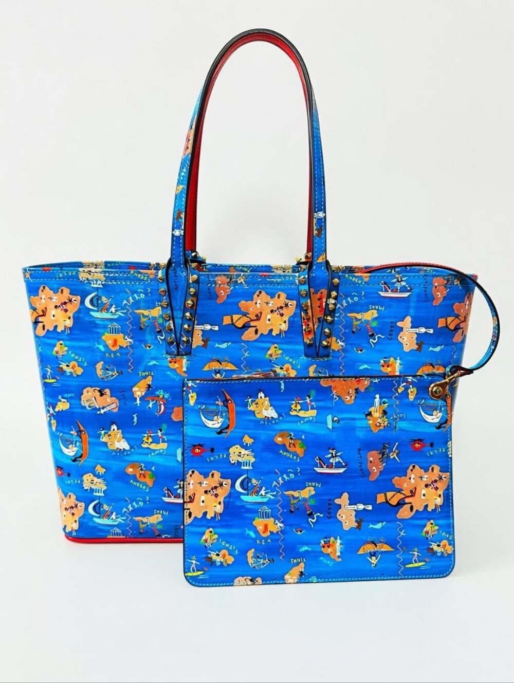 Christian LouboutinCabata East West Tote Printed Patent